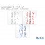 Pike Silhouette Rod Decals - Peel & Stick