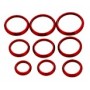 Slim Winding Checks - Red