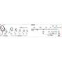 Fuji Torzite Rod GuideT-RVTG SET  30F6 Titanium Frame