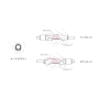 FUJI T2CH Spinning reel seat