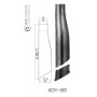 GAHO Carbon-Hybrid Grip  XDY-BS - 100.5mm, 7mm ID