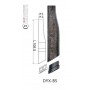GAHO Carbon-Hybrid Grip  DYX-BS - 108.5mm, 7mm ID