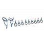 Fuji TORZITE Casting SET 8KW11KT BLUE